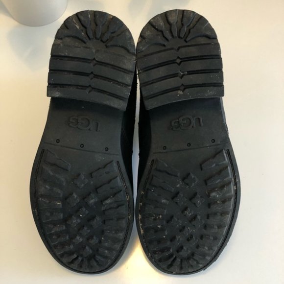 UGG Black Chelsea Boots Size 7 - Picture 6 of 9